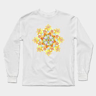 Flower Garden Mandala Long Sleeve T-Shirt